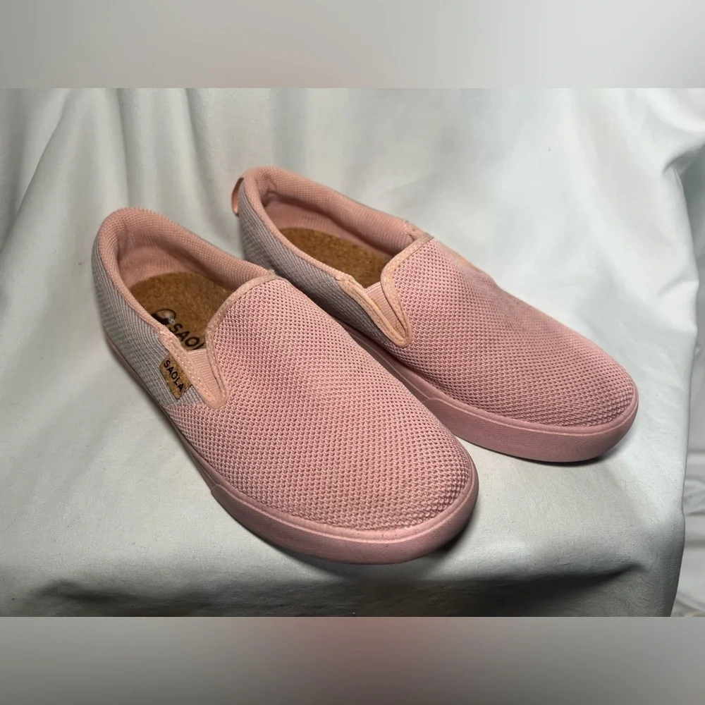 SAOLA Sustainable Havasu Knit Rose Slip On Shoes | 6.5 - Picture 2 of 8